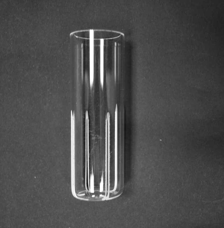 Crucible Transparent Silica Vertical Slit pack of 25