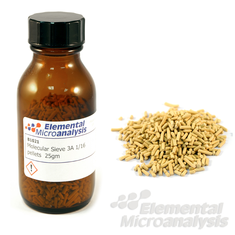 Molecular Sieve 3A 1/16 pellets  25 g