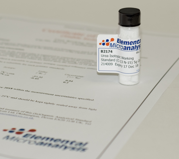 Urea Isotopic Working Irms Standard C 13 N 15 5g Cert 3324 Exp 1 June 24 Elemental Microanalysis