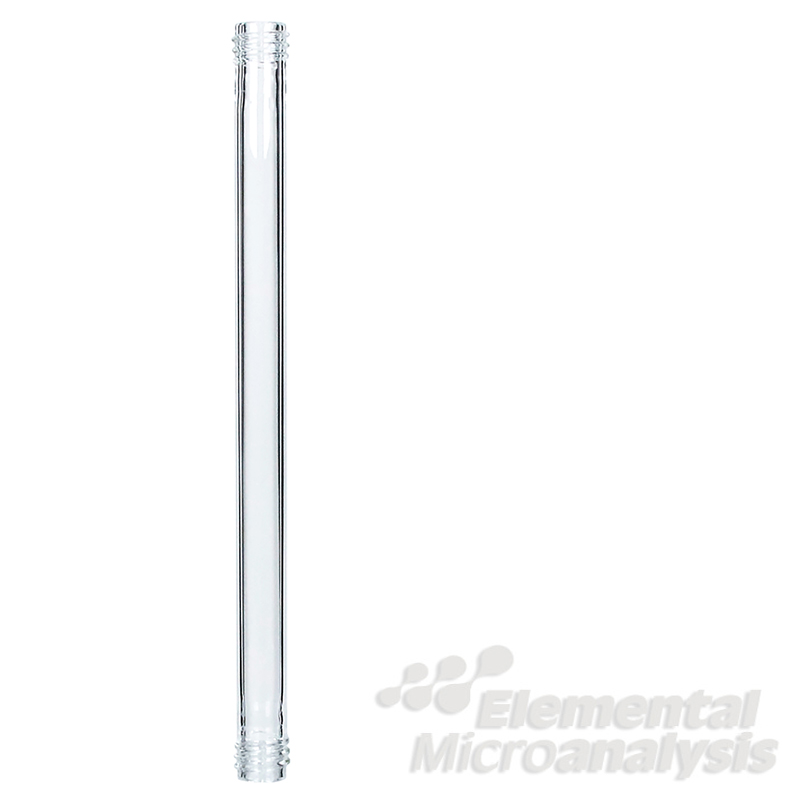 Glass tube with thread, straight, (without connectors) 402-881.203