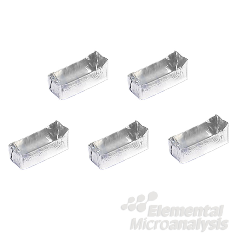 Silver Weighing Boats 12 x 4 x 4mm pack of 100