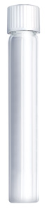 Labco Exetainer® 12ml Soda Glass Vial Flat bottom 101x15.5mm Non-Evacuated unlabelled Seal + White Cap. Pack of 1000