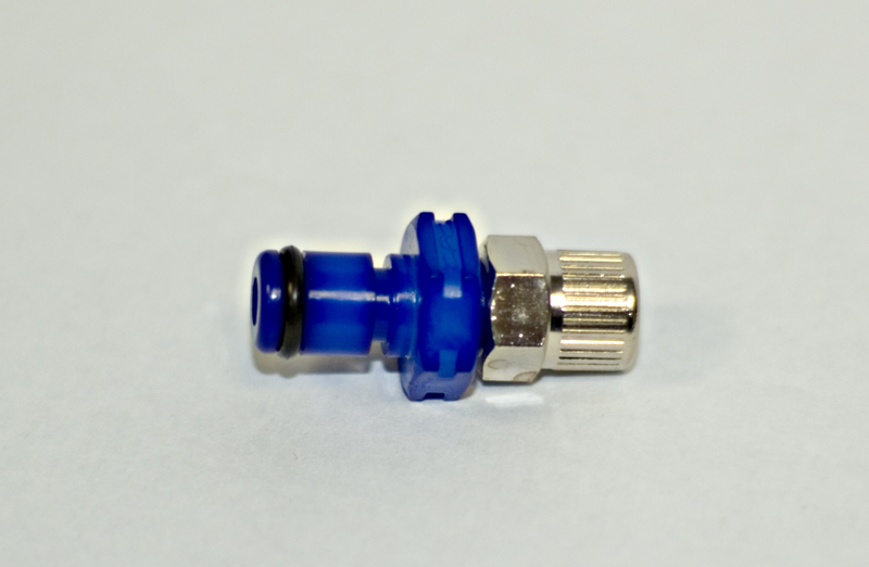 Quick connector male, blue (oxygen) PMECH0155