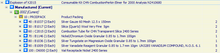 Consumable Kit CHN Combustion Perkin Elmer for 2000 Analysis N2410680

UN3285 VANADIUM COMPOUND, N.O.S. 6.1