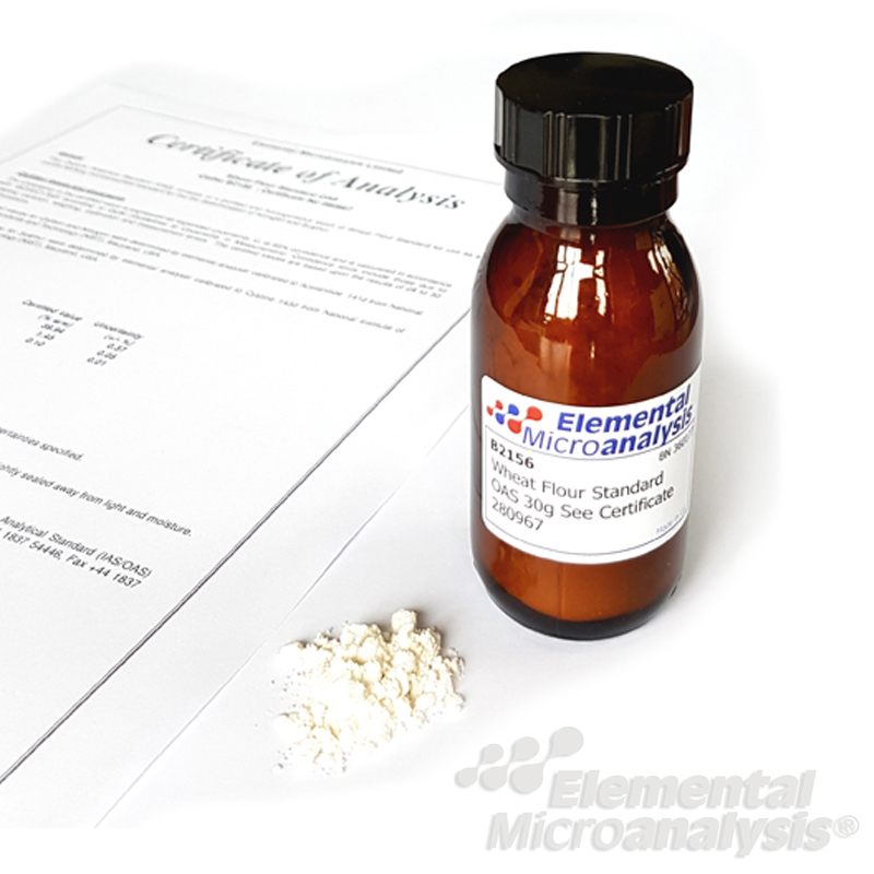 Wheat Flour Standard OAS 30g See Certificate 280967 Exp 21-May-27