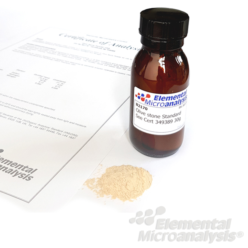 Olive stone powder Standard See Cert 349389 Expiry 28/01/27 30g