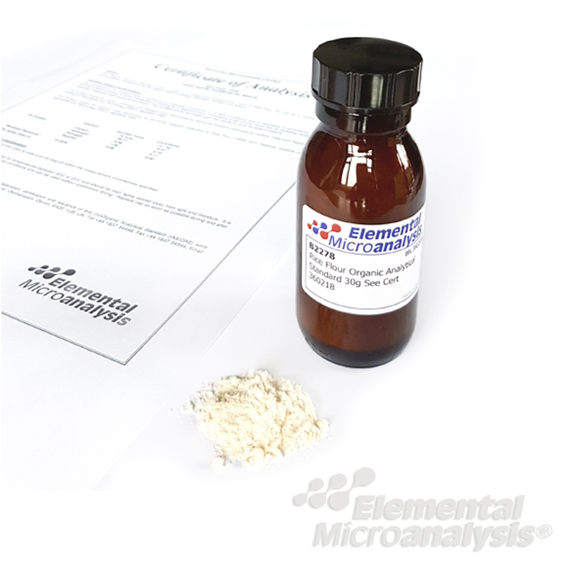 Rice Flour Organic Analytical Standard 30g See Cert 478953 27-Nov-28