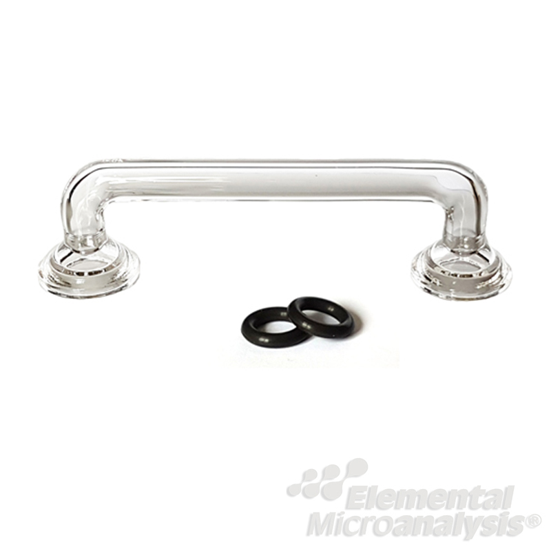 Connecting-tube-transparent-silica-65mm-Includes-O-rings-11.00-13314