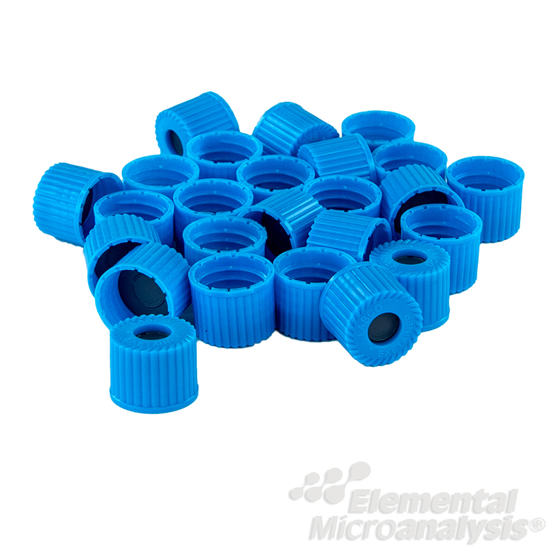 Labco Exetainer® Pierceable Caps Blue 1000 pk VC301