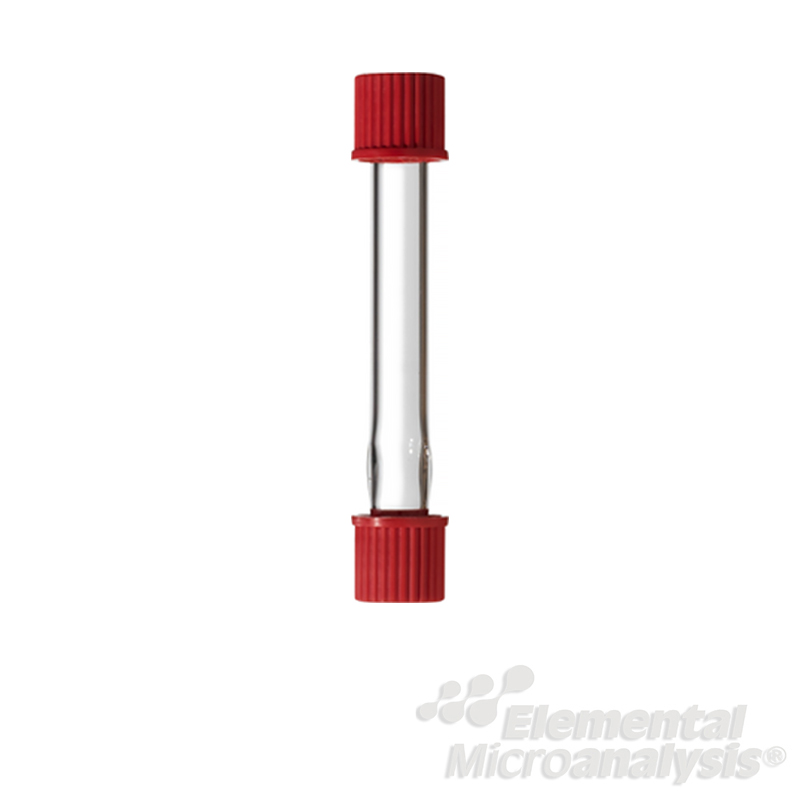 Drying-tube-with-GL14-end-caps-22-160-2044