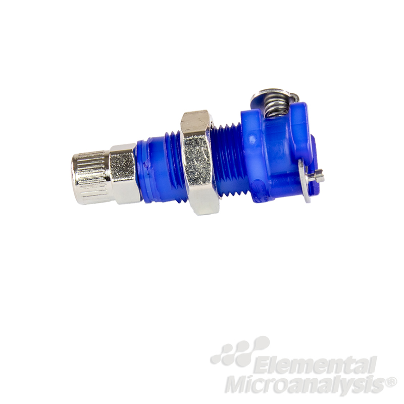 Quick-connector-female-blue-oxygen-PMECH0154