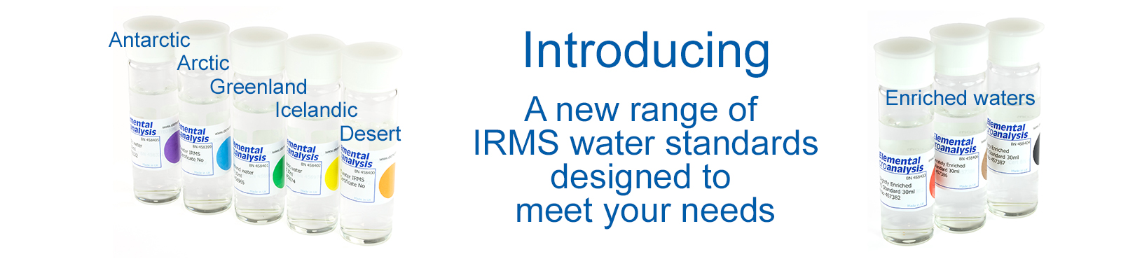 IRMS water standards